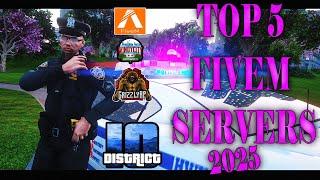 Top 5 Best Fivem GTA Roleplay Servers (2025) How to Join the MOST POPULAR GTA 5 Serious RP Servers!