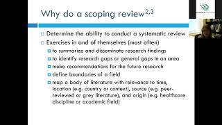 Scoping Review Steps - Heather Colquhoun