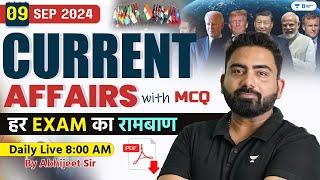 9 September Current Affairs 2024 | Current Affairs Today | Current Affairs by Abhijeet Sir