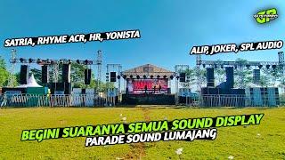 Begini suara sound display demo produk parade sound Lumajang kssl