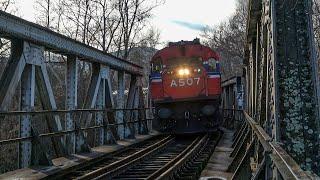 [4K] MLW MX627 and MX636 at northern Hellas, eastern Macedonia. December 2022.