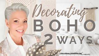 DECORATING BOHO STYLE 2021 | NEUTRAL BOHEMIAN STYLE | COLOURFUL BOHEMIAN STYLE | MODERN TAKE ON BOHO