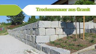 Granit Trockenmauer (making of)