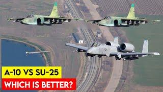 A-10 vs SU-25 Which is Better?