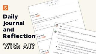 How to Write Daily Notes and Reflections with AI? | Saner.ai