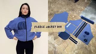 Jacket DIY: Polar Puff Fleece | How to sew a puffy jacket - sewing tutorial with pattern