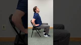 Easy Chair Exercise for Instant Sciatica Relief #Shorts