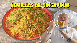 Nouilles de Singapour - Le Riz Jaune