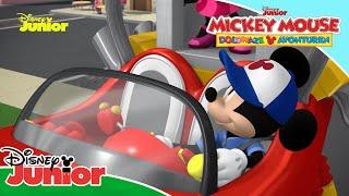 Mickey Mouse Doldwaze Avonturen | Mickey's Monster Truck  | Disney Junior BE