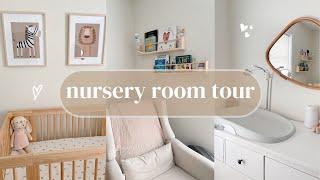baby girl nursery room tour - 🩰 simple and neutral, newborn must have items