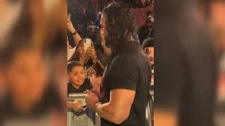 Roman Reigns Stands & Gives His Autograph to a Lucky Little Fan! ️