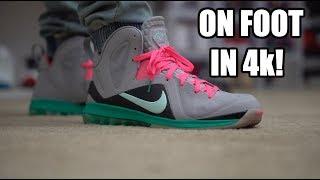 South Beach Lebron 9 ON FOOT Review in 4k