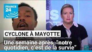 Cyclone Chido à Mayotte : une semaine après, “notre quotidien, c’est de la survie”