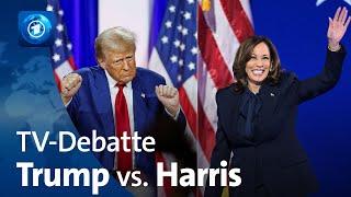 US-Wahlkampf: Kamala Harris und Donald Trump im TV-Duell