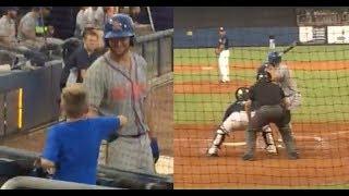 Tim Tebow Leaves On-Deck Circle To Greet Autistic Fan, Steps To Plate & Hits 3-Run HR