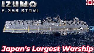 Chinese Panic // 'JS IZUMO' Japan First Aircraft Carrier Since World War II, Welcomes F-35B