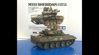 Building the all new 1/35  Tamiya M551 Sheridan all new tool kit.