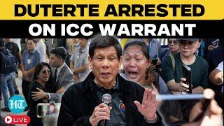 Duterte Latest News Live | ICC Arrests Ex-Philippine Leader Rodrigo Duterte In Drug War Case