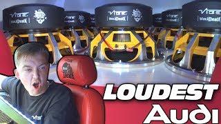 LOUDEST AUDI Subwoofer Sound System w/ Vibe Audio BASS Subwoofers & Custom Fiberglass Car Speakers