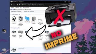 Mi IMPRESORA no IMPRIME / 5 Soluciones para cualquier Impresora
