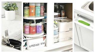 NEW! Under Kitchen Sink Organization Ideas