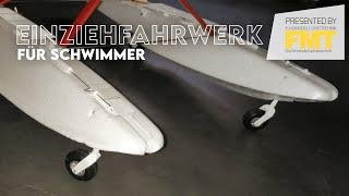 Einziehfahrwerk für Schwimmer