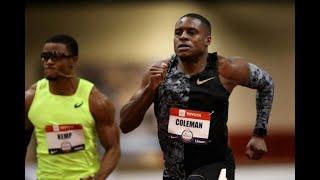 Coleman  vs  Bromell  2022  Millrose  Games