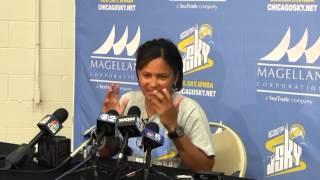 Post Game 9/4/14 with Chatman, Fowles, Vandersloot, Quigley, & Delle Donne