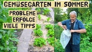 Tipps für deinen Gemüsegarten - Gartenrundgang und Probleme im Selbstversorger Garten.