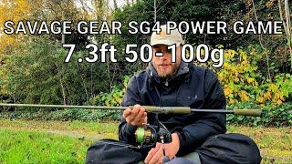 Savage Gear SG4 Power Game 7.3ft 50-100g Rod Review | Pike Fishing UK Canal