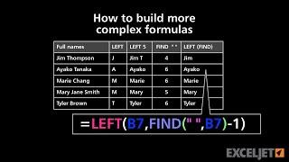 How to build more complex formulas