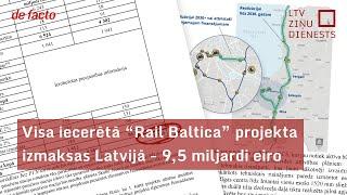 Visa iecerētā “Rail Baltica” projekta izmaksas Latvijā – 9,5 miljardi eiro