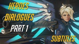 Overwatch - Heroes Interactions dialogues Part 1 (subtitles)