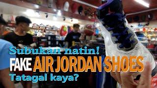 Susubukan Natin! New Fake Air Jordans Shoes sa Cartimar, Pasay. Tatagal Kaya?