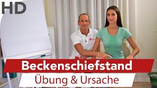 Beckenschiefstand - Ursache und Übungen bei Beckenschiefstand