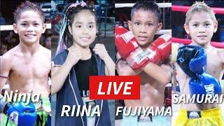 4กุมารกำลังเริ่มครับNinja.RIINA.FUJIYAMA.SAMURA FightI! 4名いざ決戦！！MuayThai