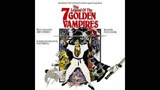 THE LEGEND OF THE 7 GOLDEN VAMPIRES (Original Narrated Album) (1974 - Warner Bros. K56085)