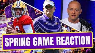 Josh Pate On LSU Spring Game - Biggest Takeaways (Late Kick Cut)