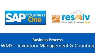 Business Process: Warehouse Management - Inventory Management & Counting