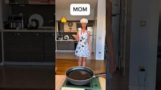 ME VS MOM COOKING ‍  #shorts #cooking #mevsmom