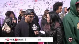 Miss Info interviews DVLP at the 2013 YouTube Music Awards