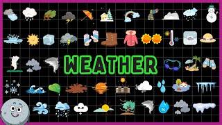 54 Weather Vocabulary for Kids - Learn Weather for Children