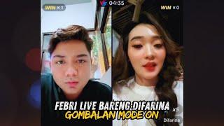 Gombal Mode On ‼️ Ketua Iclik Febri Live PK Bareng Difarina Indra 