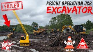 EXCAVATOR MACHINE ROLLED into a LAKE! - Heavy Vehicle Recovery UK