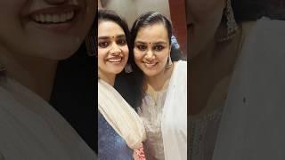 Keerthi suresh with Her Elder Sister #viral #whatsapp_status‍️‍