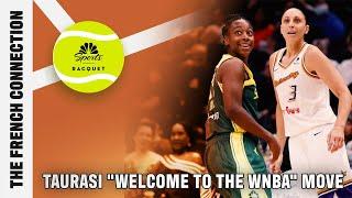 Jewell Loyd discusses her 'welcome to the WNBA' moment | The French Connection | NBC Sports