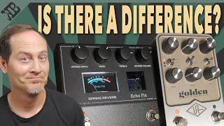 Blindfold Test: Digital VS Analog Spring Reverb | UAFX Golden VS Echo Fix Reverb | Gear Corner