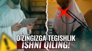 O'zingizga tegishlik ishni qiling || Ustoz Abu Muoviya