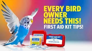 FIRST AID Kit Essentials for Pet Birds | Gift for Beginners & Pro