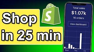 Create a Shopify Store in 2025 (dropshipping German) | Step by Step